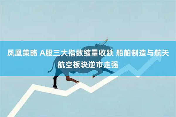 凤凰策略 A股三大指数缩量收跌 船舶制造与航天航空板块逆市走强